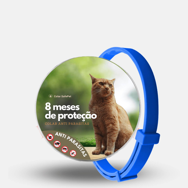 Colar Anti Pulgas e Carrapatos Original - 8 Meses de Proteção