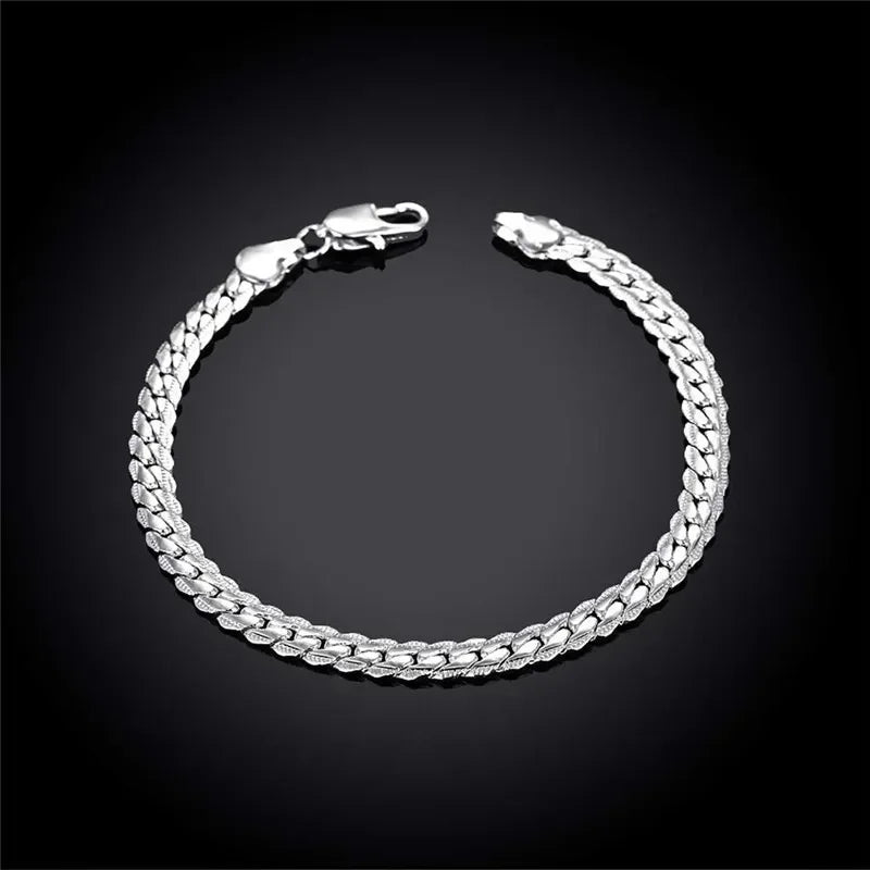 Pulseira e Corrente - Prata 925